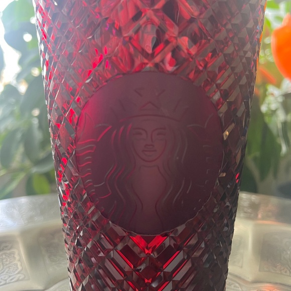 STARBUCKS 2022 SANGRIA RED 16 oz Jeweled Tumbler - Picture 2 of 4